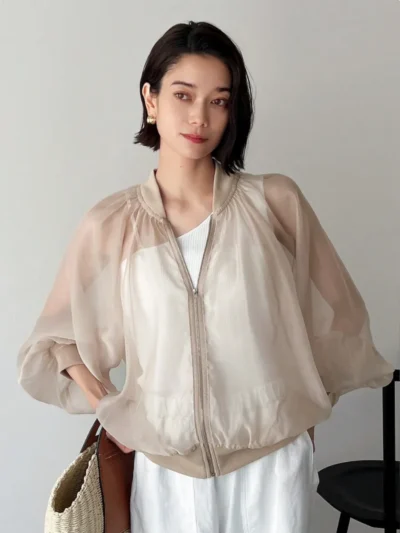 CHAQUETA BOMBER SILK
